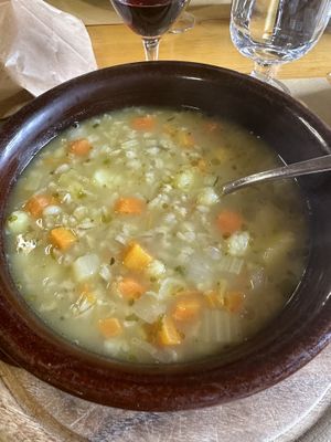 Zuppa  at Rifugio Petina in Tonadico