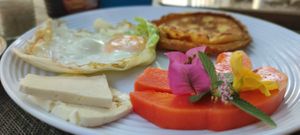 PANCAKE BREAKFAST at Chivos Veggie in Palomino