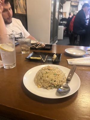 Vegetarian fried rice (egg, butter )  at Karuta in Hakone