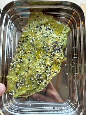 Avocado toast   at Officer Coffee in Coburg