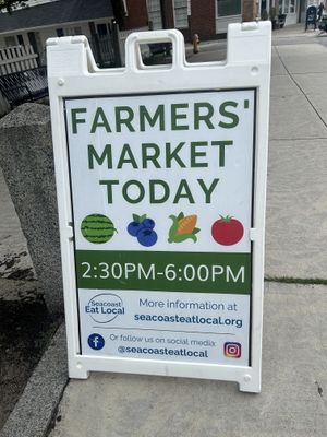   at Portsmouth Farmers' Market in Portsmouth