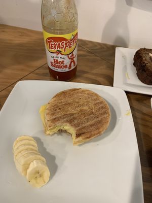 Vegan breakfast sammy   at Arête in North Bend