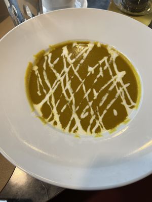 Lentil soup  at Ojas Plant Based in Sault Ste Marie