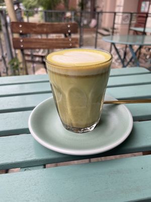 Soja Capuccino  at Vegan Backyard in Berlin