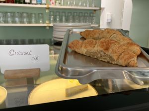 Croissants at Vegan Backyard in Berlin