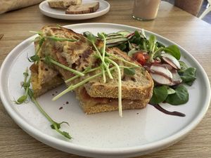 GRILLED CHEESE SANDWICH   at Vegan Backyard in Berlin