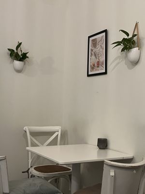 Interior-room in the back   at Vegan Backyard in Berlin