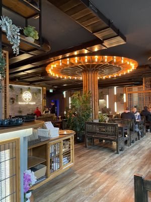 Inside  at House of Vegan in Leipzig