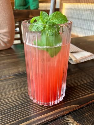 Himbeer Limonade  at House of Vegan in Leipzig