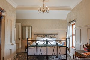 Garden bedroom - with King Size bed - just 10 metres to the side of Ghan House - mountain views & not a road or car park in site! at Ghan House in Carlingford