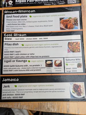  at Kigali Pan-Afrikan Kitchen in Kigali