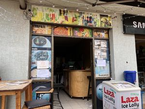 Frontal of the restaurant   at Kigali Pan-Afrikan Kitchen in Kigali