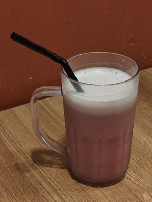 Pomegranate juice at Paakashala - Little India in Central Singapore