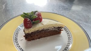 Schoko-Mousse Kuchen Vegan  at Santé in Mallorca