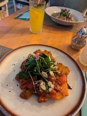 Süßkartoffeln mexikanisch at Santé in Mallorca