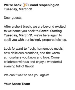   at Santé in Mallorca