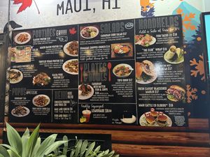 Menu  at Howzit Eh! in Kihei