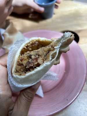 Bean empanada   at Vívolo Café in Santa Marta
