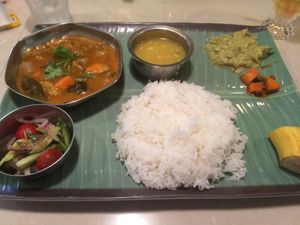 vegan set menu at Chowk in Osaka