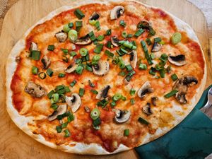 tarte flambée at Waffelhaus zum Bergischen Löwen in Solingen