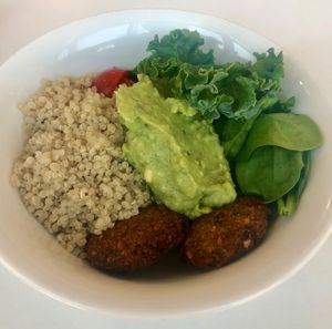 Vegan breakfast bowl at Circle Cafe - Mirdif in Dubai