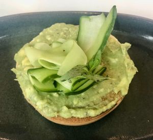 Avocado bagel at Circle Cafe - Mirdif in Dubai