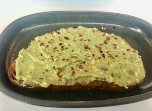 Avocado toast at Circle Cafe - Mirdif in Dubai