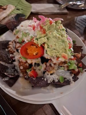 Nachos veganos at Katoa in Roquetas De Mar