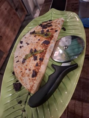 Quesadilla vegana at Katoa in Roquetas De Mar