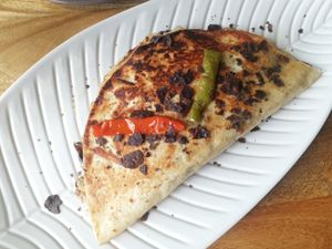 Quesadilla vegana at Katoa in Roquetas De Mar