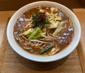  at Yuniwa Vege Ramen in Osaka