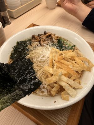 Salt Ramen  at Yuniwa Vege Ramen in Osaka