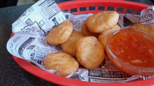 Vegan chi'kn nuggets at Diner 66 in Soltau