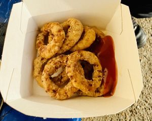 Onion Rings   at Lyme's Fish Bar in Lyme Regis