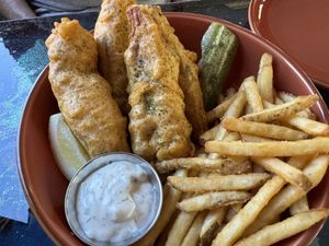 Fish & Chips   at Nova Terra Kitchen & Creamery in Sebastopol