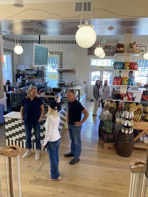 The provisions store at the entry-grab n go vegan snacks, cheeses, desserts, etc!   at Nova Terra Kitchen & Creamery in Sebastopol