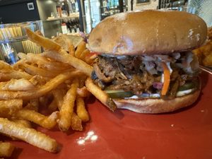Pulled BBQ  at Nova Terra Kitchen & Creamery in Sebastopol