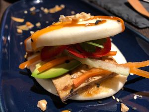 Bao buns at Nova Terra Kitchen & Creamery in Sebastopol