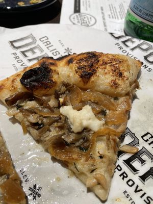 Vegan Wild Mushroom Pzza   at Nova Terra Kitchen & Creamery in Sebastopol