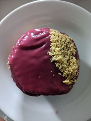 Mango Hibiscus vegan donut at Good Company Doughnuts & Cafe in Arlington