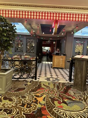 Easy to find just outside the casino    at Pino Bianco in Verona