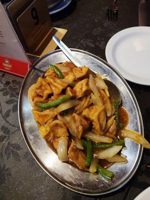 Satay tofu at Sweet Mandarin in Manchester