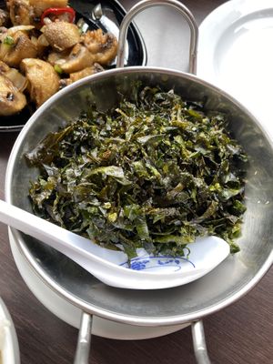 Crispy seaweed  at Sweet Mandarin in Manchester