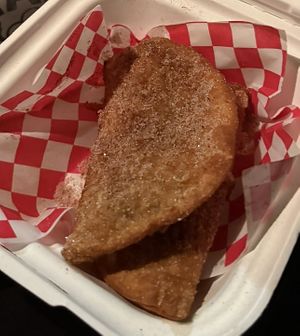 apple pie empanadas   at Blazerz Food Joint in Philadelphia