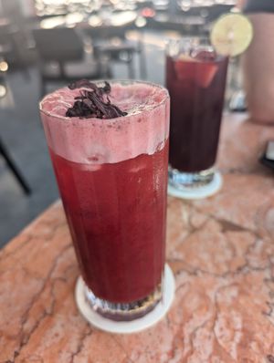 Hibiscus Sueno mocktail at INTI - A Nikkei Experience in Nairobi