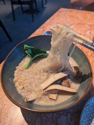 Veg ramen with glass noodles at INTI - A Nikkei Experience in Nairobi