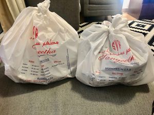 The haul at Sangeetha Vegetarian Restaurant in Abu Dhabi