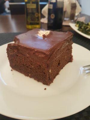 Vegan choccy cake  at Makro Vega in Split