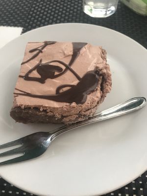 Amazing vegan cake  at Makro Vega in Split