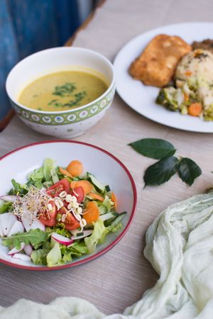 Daily vegan menu at Makro Vega in Split